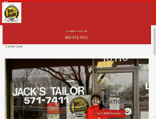 Tablet Screenshot of jackstailors.com